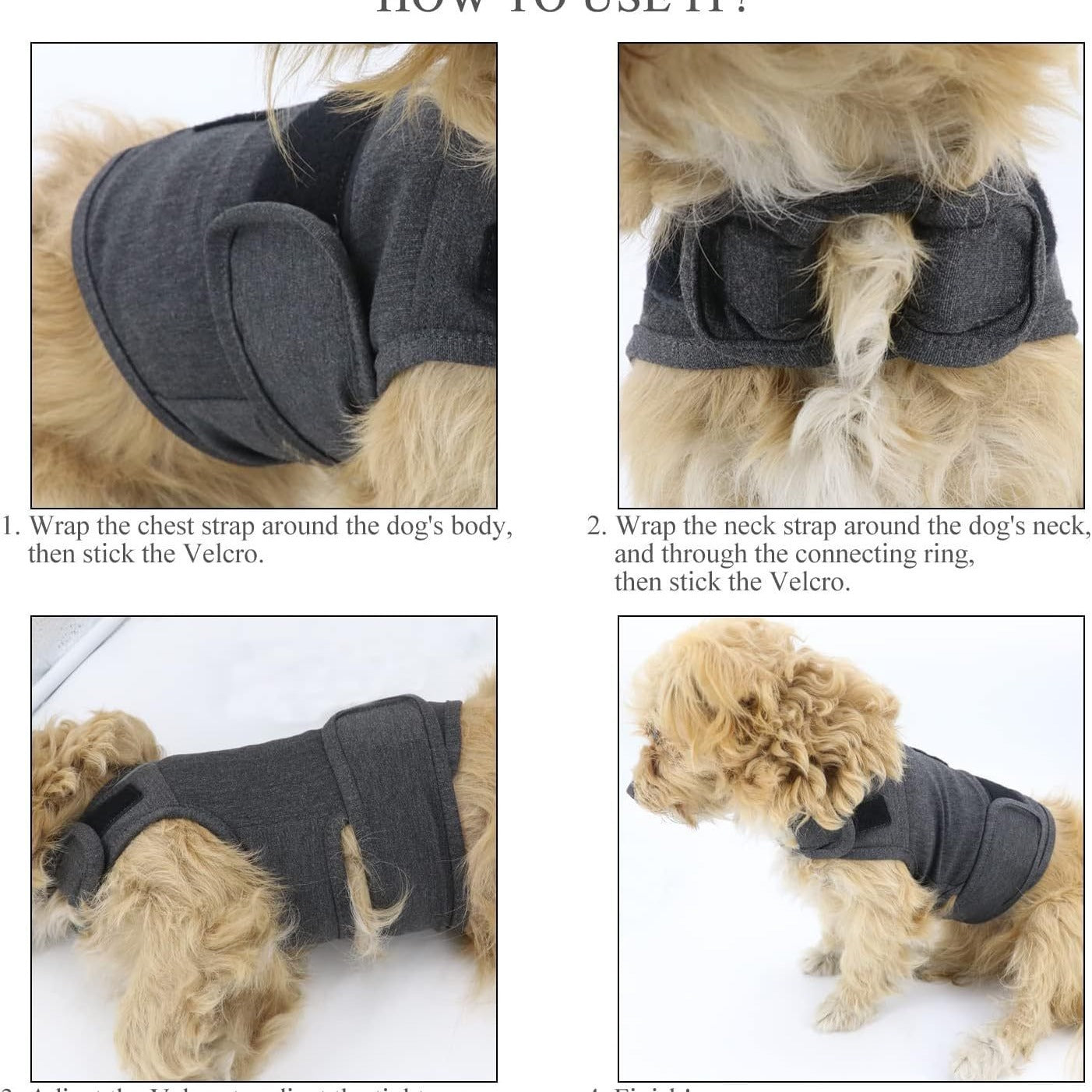 CalmHound Anxiety Vest — Calming Wrap for Dogs